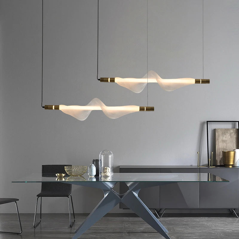 Artistic LED chandelier modern design decorative pendant lighting - vue 3 sur 18