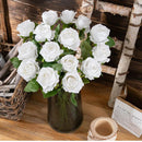 Artificial silk flower bouquet for weddings and decoration