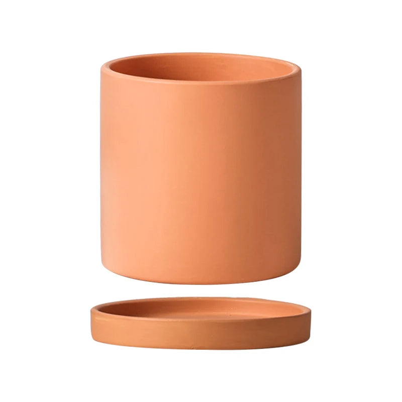 Nordic ceramic flower pot for decorative succulent plants