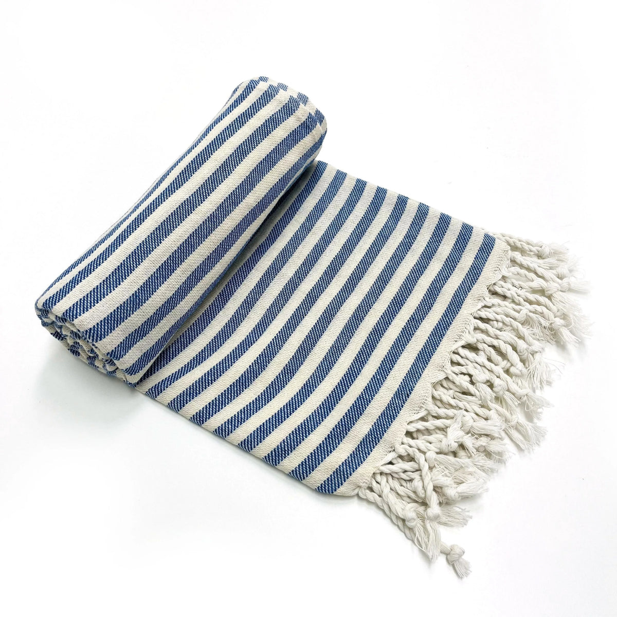 Turkish cotton woven beach towel with striped design