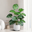 Artificial palm tree 18 leaves large decorative monstera plant for indoors