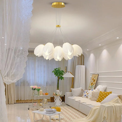 Modern indoor LED pendant light for elegant decor - vue 4 sur 8