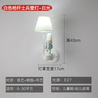 Decorative children's wall light cartoon American soldier