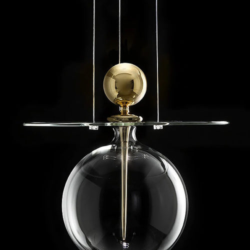 Postmodern glass chandelier for interior decoration - vue 5 sur 8