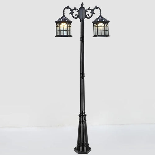 European style solar floor lamp - vue 4 sur 10