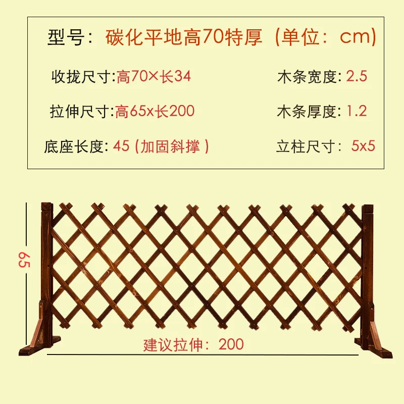 solid wood fence for garden and pets - vue 21 sur 22
