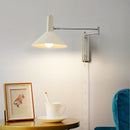 Foldable extendable LED reading wall light