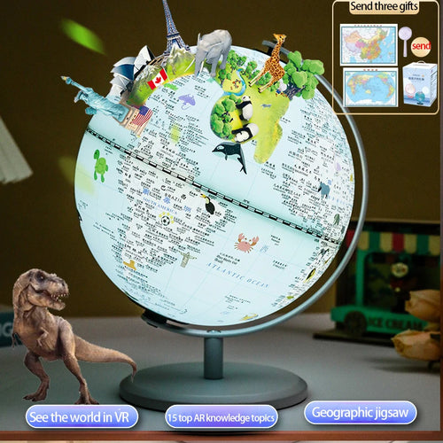 smart desk lamp with globe creative gift for kids - vue 10 sur 14