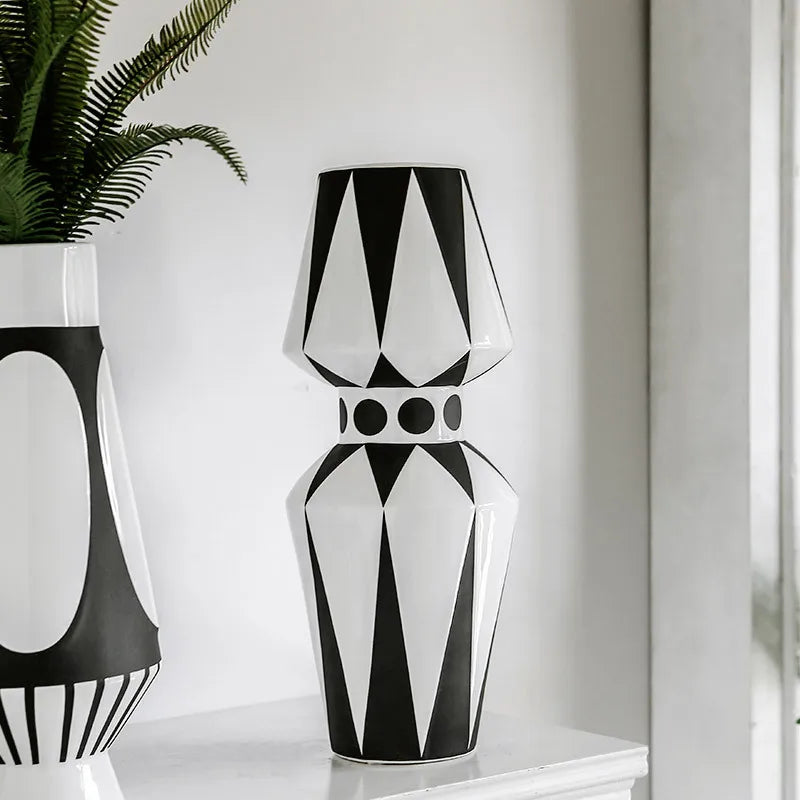 Nordic creative abstract style vase for flower arrangement