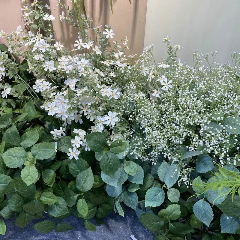 Artificial fabric plant for modern interior decor