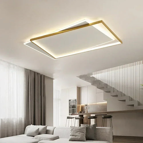 Modern LED ceiling light for elegant interior decor - vue 6 sur 14