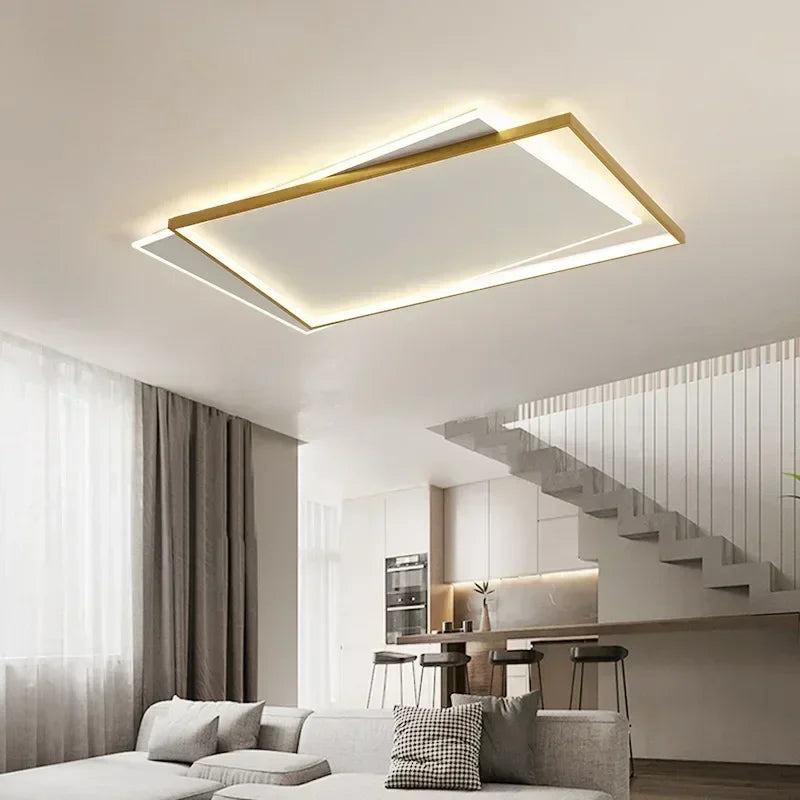 Modern LED ceiling light for elegant interior decor - vue 5 sur 14