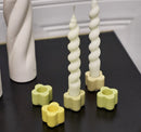 ceramic candlestick for decoration and jewelry holder