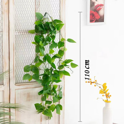 Hanging artificial rattan plants for indoor and outdoor decoration - vue 18 sur 29