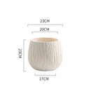 Silicone mould for concrete flower pot