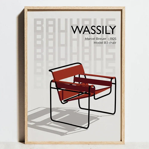 Geometric Bauhaus posters for modern wall decoration