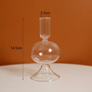 Vintage glass candle holder for weddings and romantic dinners