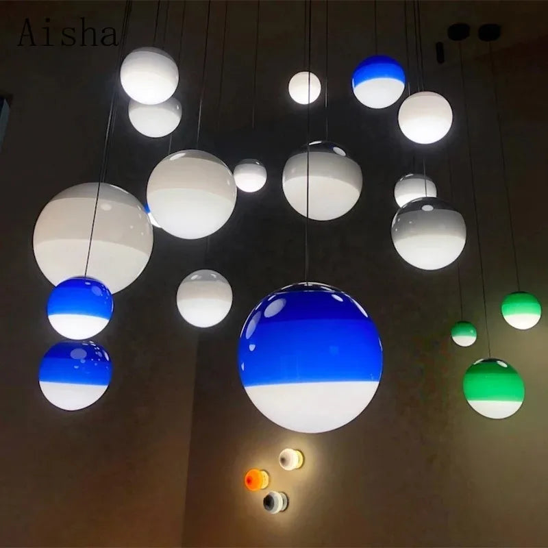 nordic style glass pendant light for decorative interior 2024