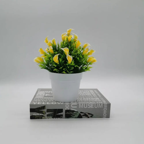 Artificial bonsai flower in pot for indoor and outdoor decoration - vue 12 sur 13