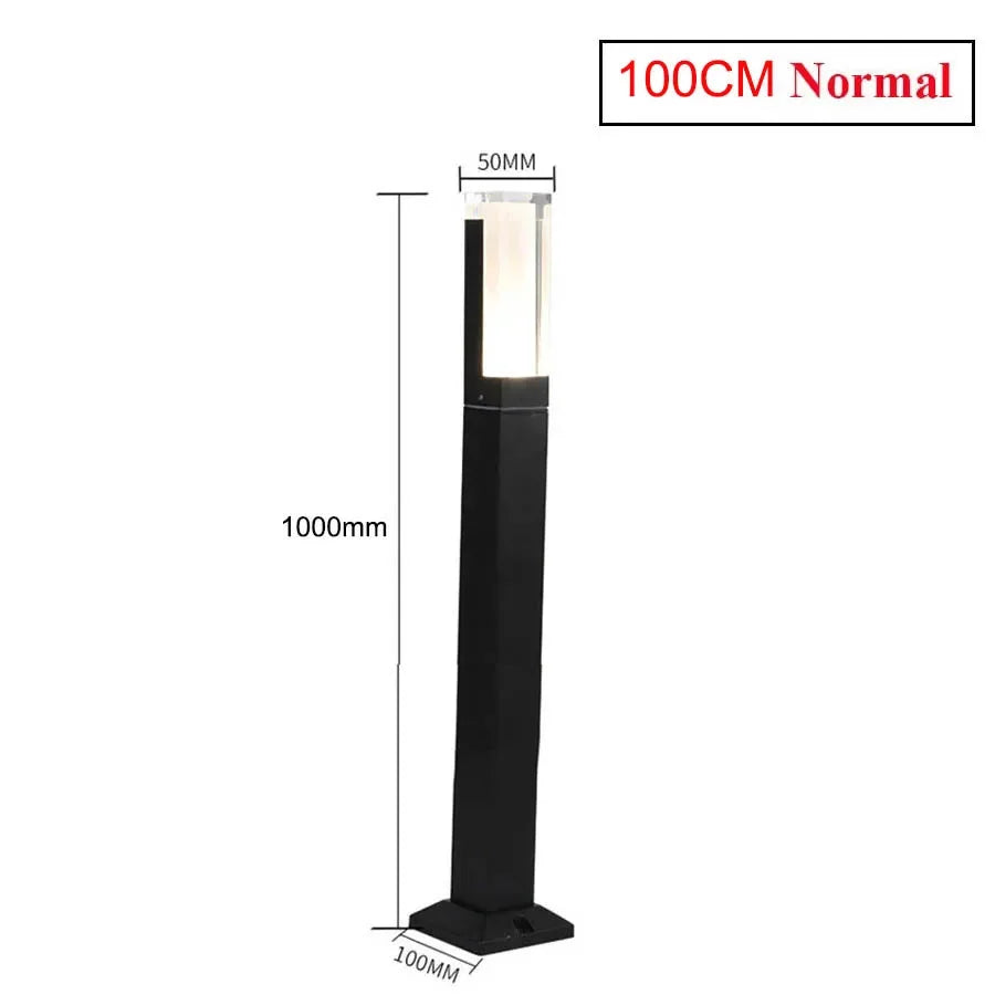 Outdoor LED lamp with motion sensor and aluminium stake - vue 12 sur 16
