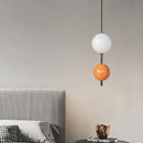Glass LED pendant light with adjustable wire 4000k