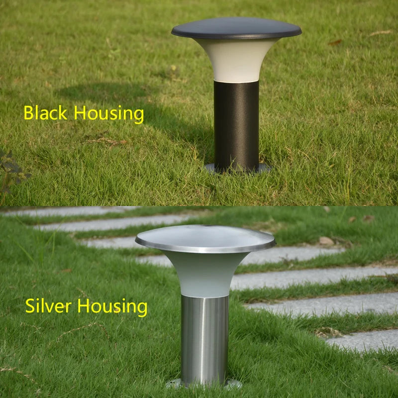 Stainless steel round LED garden lamp for outdoor lighting