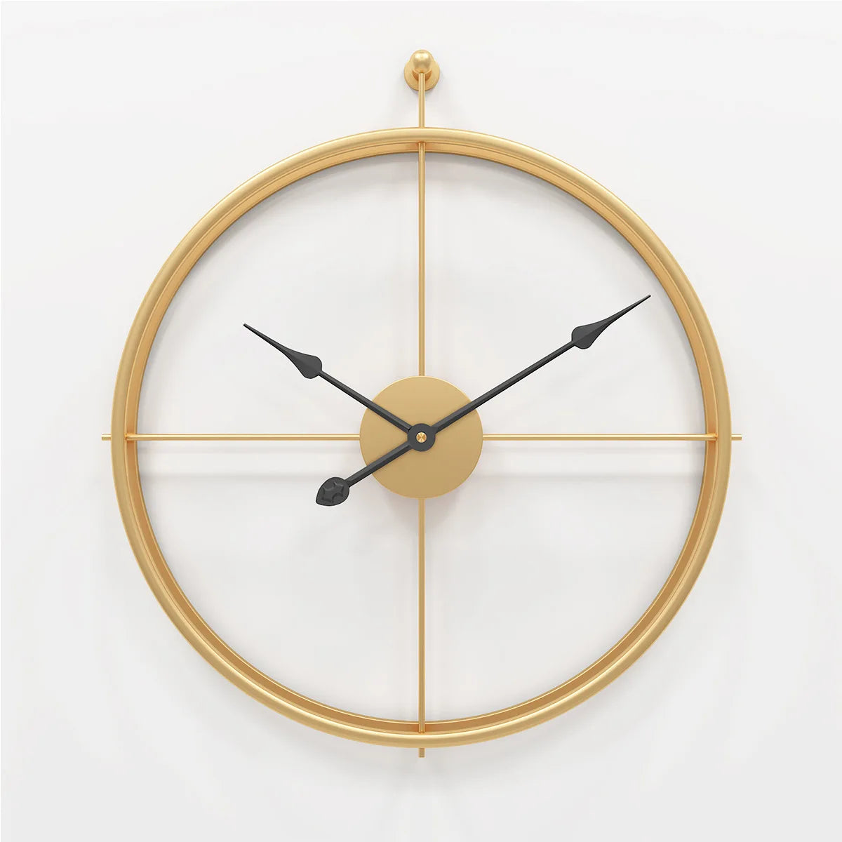 Large Silent Wall Clock, Modern Design Clocks, Home Decor, Office, Hanging Wall Watch, European Style, 55cm - vue 7 sur 8