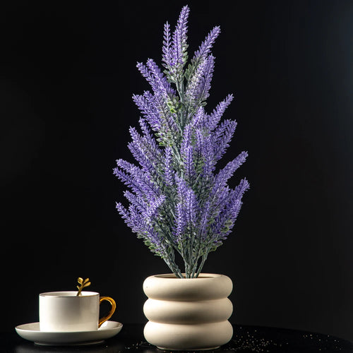 Artificial lavender plants for home table decoration