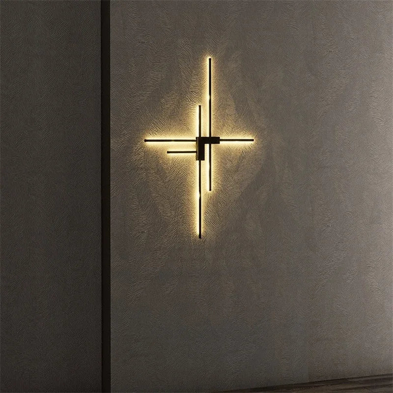 Modern creative wall light for stylish interior decor - vue 5 sur 22