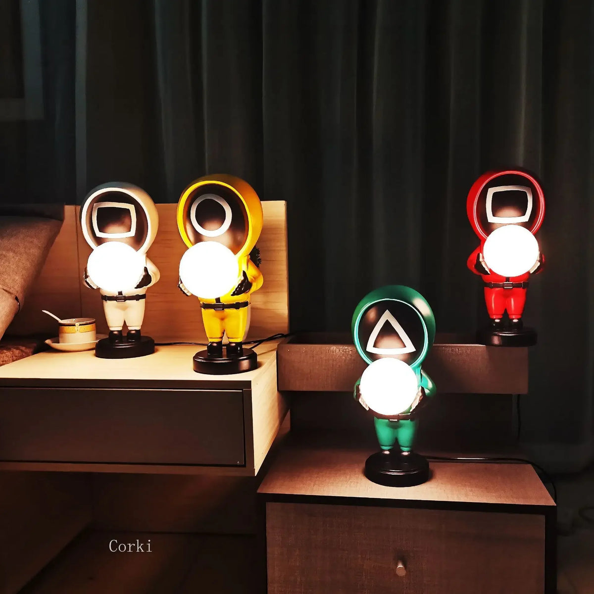 Nordic design astronaut table lamp 3D decorative night light