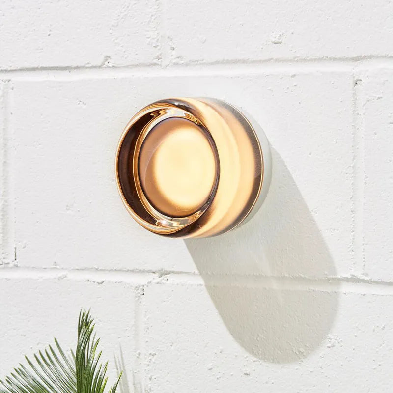 Nordic heavy glass wall light by Danish designer
