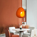 Nordic wabi sabi style LED pendant light for café