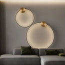 Round copper wall light for a creative luxury atmosphere