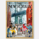 New Yorker waterproof wall sticker aesthetic interior decor