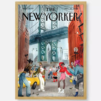 New Yorker waterproof wall sticker aesthetic interior decor