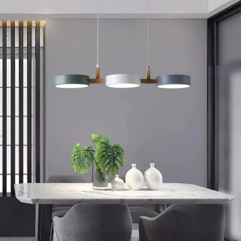 Modern nordic wooden pendant light