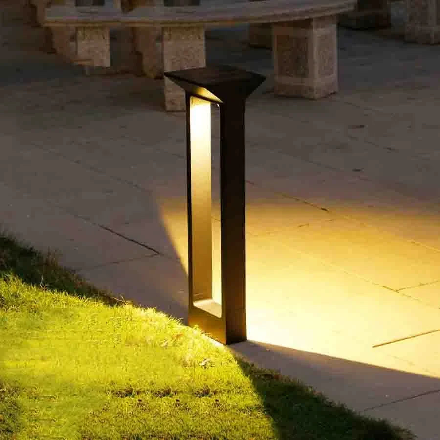 Aluminium outdoor solar garden light