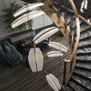 Designer glass pendant chandelier for elegant interiors