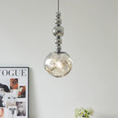 Light glass chandelier bauhaus style modern home decor