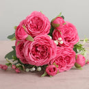Small artificial flower bouquet for spring decoration and weddings