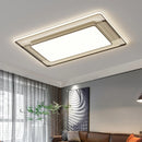 Modern simple rectangular ceiling light with eye protection, minimalist style