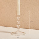 Clear glass candleholder modern nordic home decor