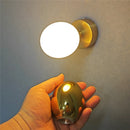 Modern minimalist duck egg LED wall light