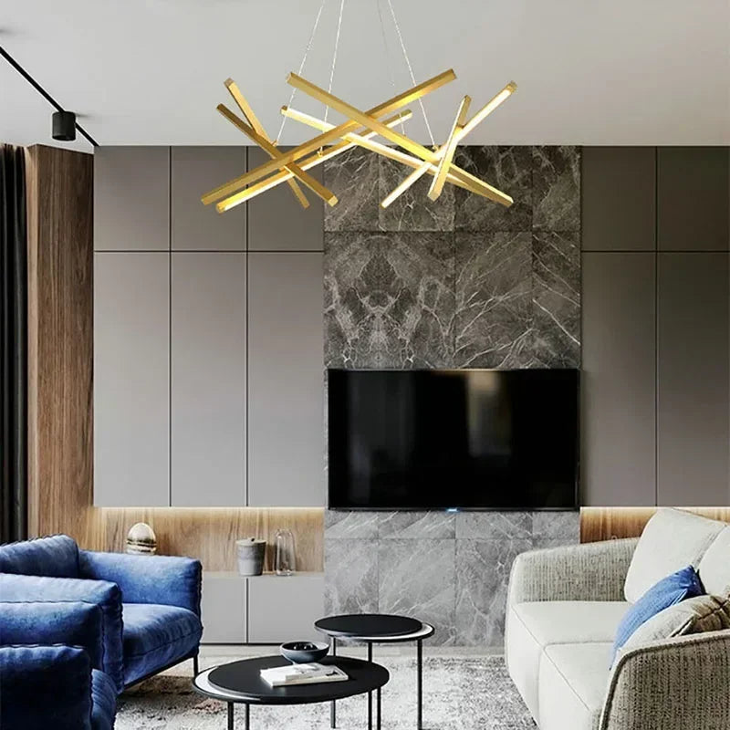 suspension LED design moderne pour décoration intérieure - vue 5 sur 8
