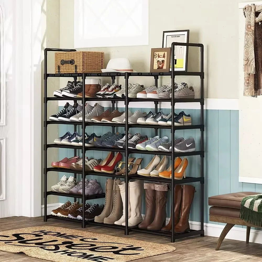 vertical shoe organizer for 35 to 45 pairs - vue 6 sur 9