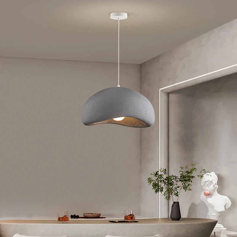 Nordic resin pendant light for modern spaces