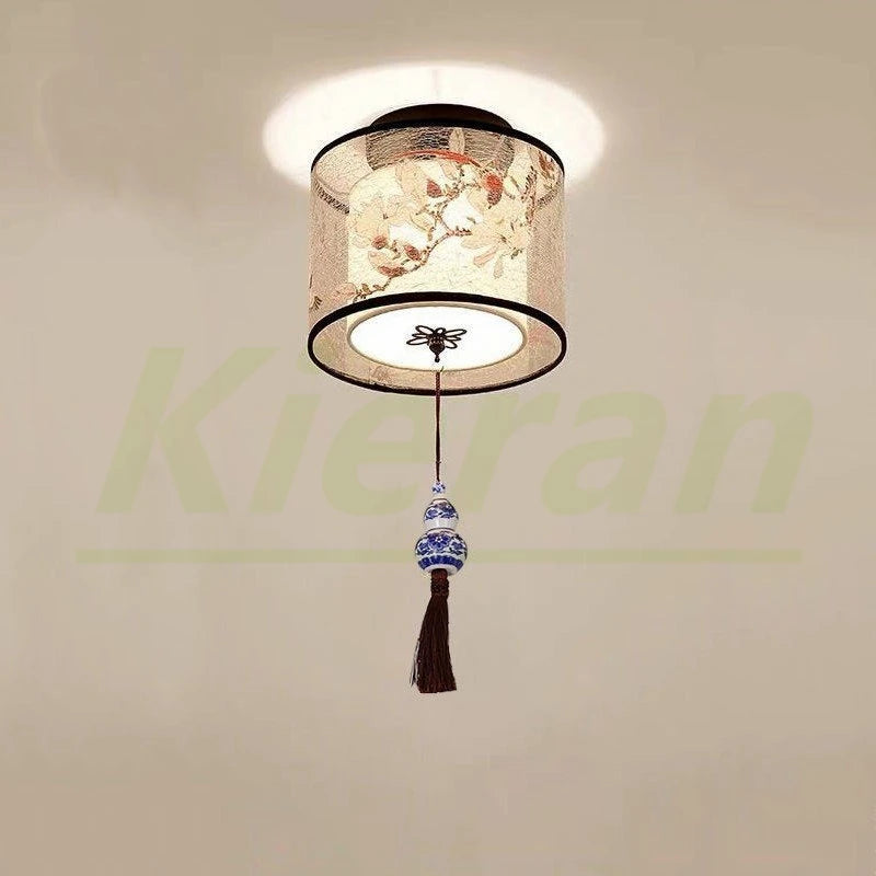 Modern lotus bird LED ceiling light for hotel decoration - vue 9 sur 30