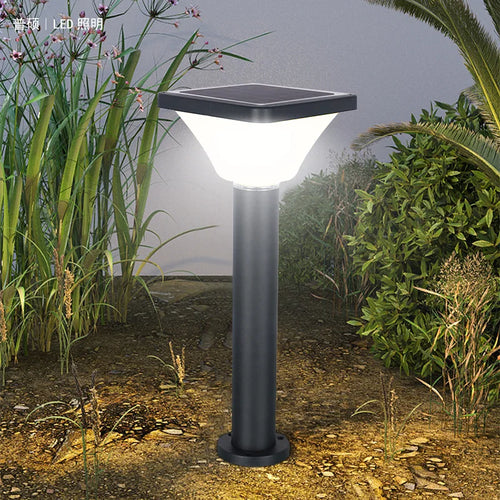Modern solar lamps for eco-friendly garden decoration - vue 2 sur 8