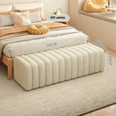 modern design shoe bench with soft and comfortable footrest