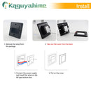 =(K)= 4Pcs Led Stair Light PIR Sensor Wall Light 110V 220V Recessed Footlight Corridor Step Lamp Motion Wall Home Lighting